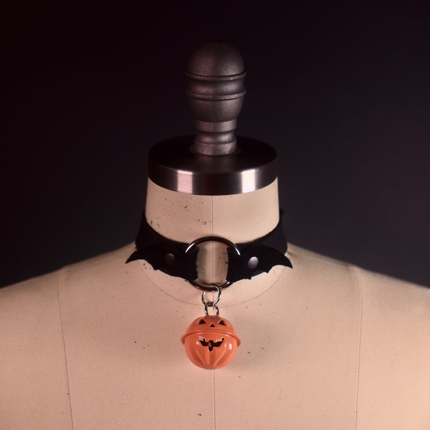 Phobia Collar with Jack o Lantern Bell