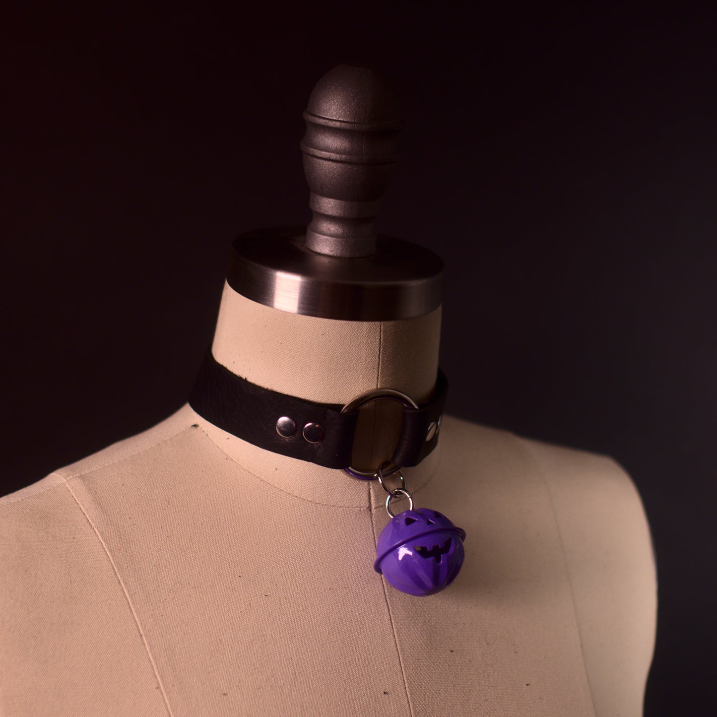 1" O-ring Collar with Jack o Lantern Bell