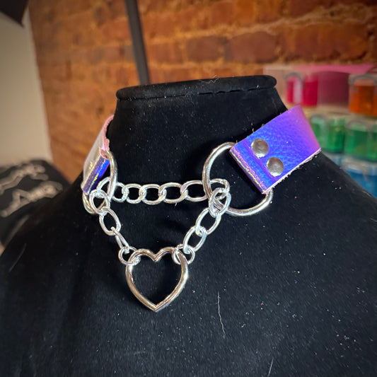 Heart-Ring Martingale Collar